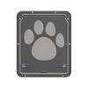 Pet Screen Door Magnetic Flap Screen Automatic Lockable Black Door for