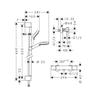 Combi Douche Crometta/Ecostat 1001CL - Hansgrohe