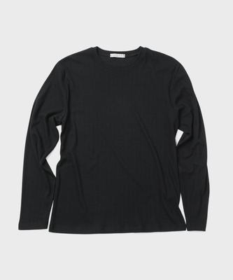 PANICALE Basic Fit Ribbed Jersey T-Shirt [2 Colors]