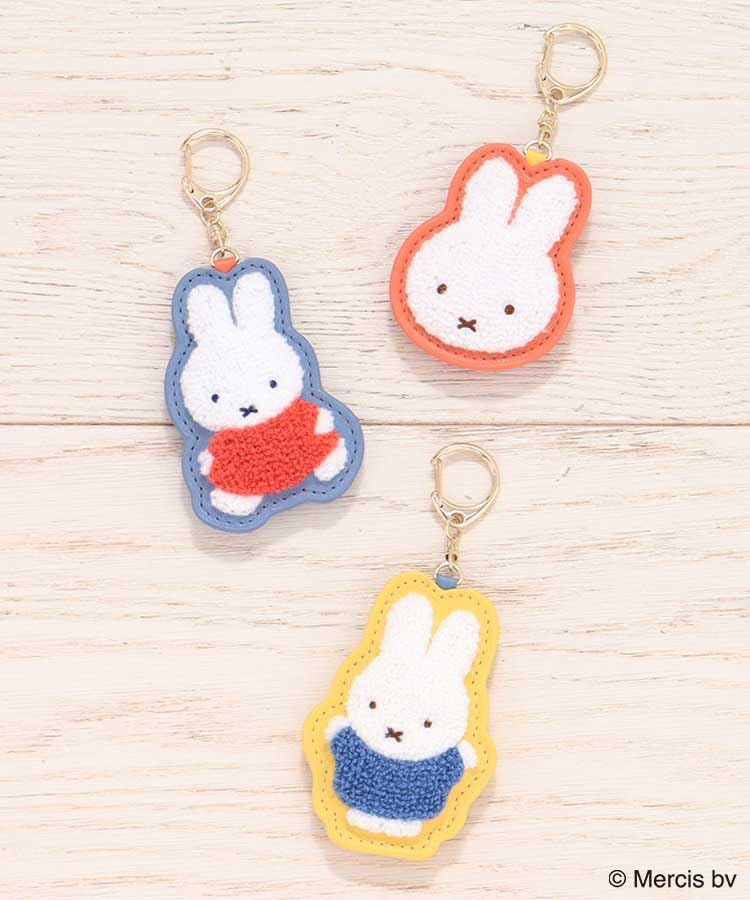 Marimo Craft MIFFY Colorful Sagara Series Sagara Keychain, Orange. Colorful Sagara Bag Charm. Character Goods. Orange. Approx. W59 x H86 x D10mm.