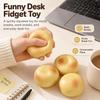 Mashed Potato Squishy Stress Toy Coconut Oil Simulated Food Potato Squeeze Ball, Soft Sensory Fidget Toy For Stress Relief