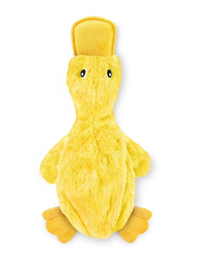 Little Yellow Duck Plush Squeaky Dog Toy - Durable & Bite-Resistant Stress Reliever