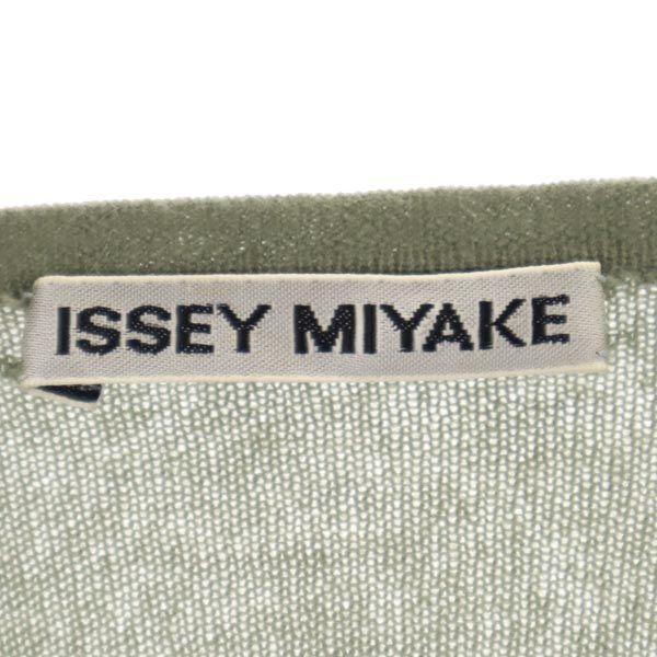 ISSEY MIYAKE Cashmere 100% Long sleeve knit L Moss green sweater Women Used