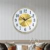 Restaurant Mute Quartz Wall Clock Rotundity Digital Wall Clock Living Room Bedroom Wall Decoration Digital Clock Home Decoration