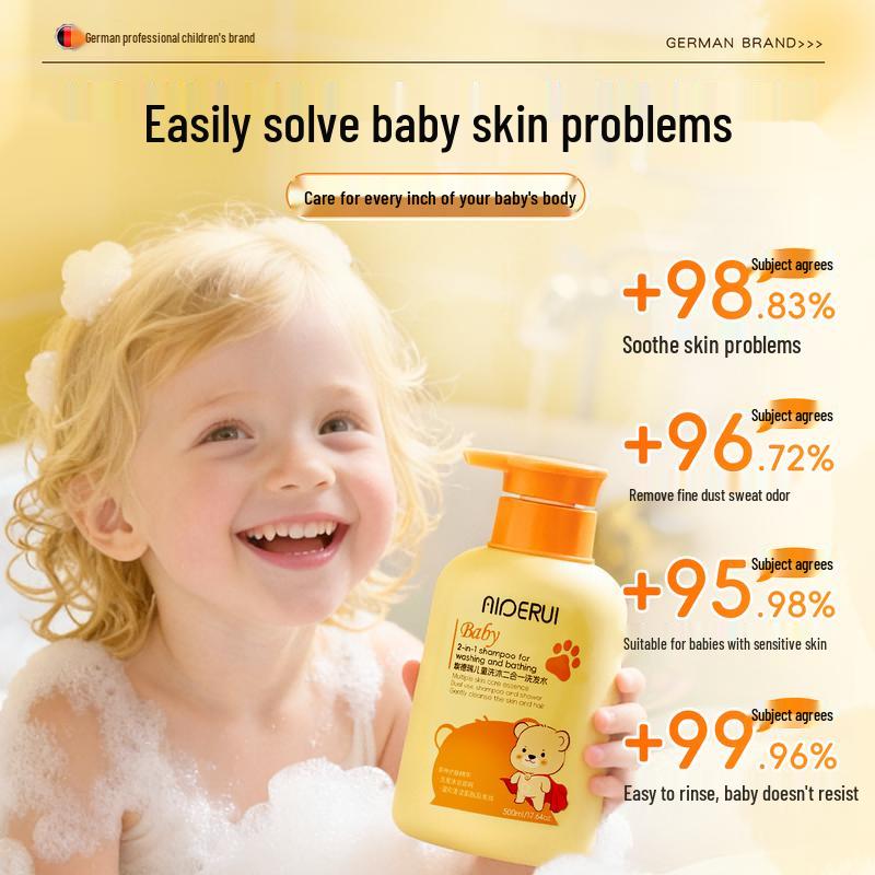 Edrei Kids 2-in-1 Shampoo & Body Wash