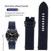 For TUDOR Black Bay Qicheng Bronze Little Red Flower Zenith Vintage Genuine Leather Watch Strap Men 22mm 23mm Cowhide Wristband