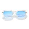 JNPCXI Fashion Square Women Luxury Sunglasses Retro Gradient Blue Designer Men Trending Sun Glasses Shades UV400