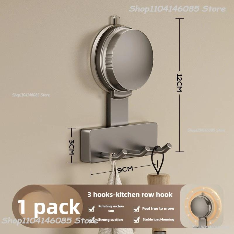 No Need To Drill Suction Cup Suction Mop Wall Hanging Clip Bathroom Perforation-free Mop Clip Broom Mop Hook Fixed Storage