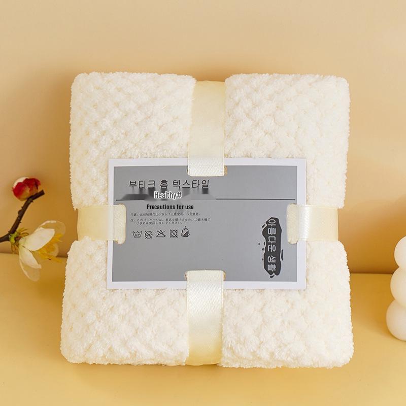 Creative Coral Fleece Warp Knitted Towel - Absorbent Wedding Celebration Souvenir Gift