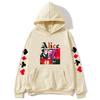 Niragi Hoodie Alice In Borderland Sweatshirts Kawaii Hoodies Japanese Anime Graphic Hoody Manga Printing Women Casual
