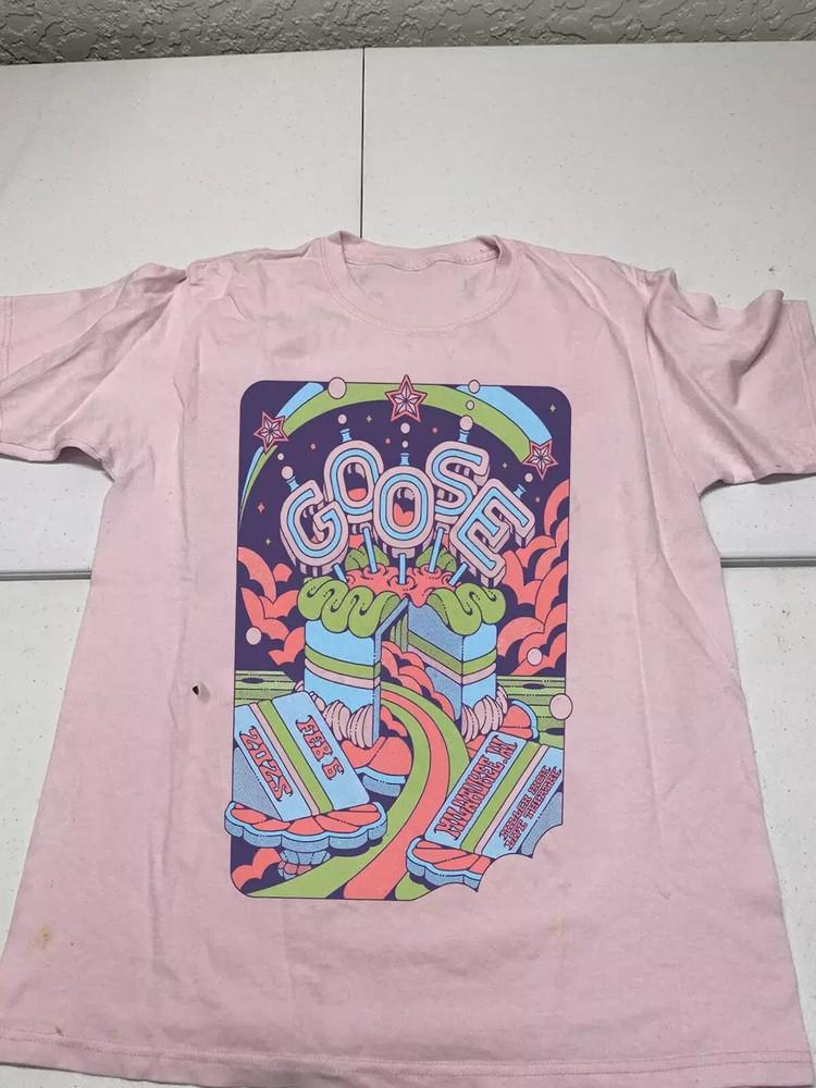 Goose The Band Show at Miller High Life 2025 T Shirt Full Size S-5XL US1018 Unisex T-Shirt XXXXL