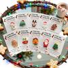 10 Pcs Christmas Pocket Hug Gifts Mini Holiday Souvenir Token with Heartwarming Cards Employee Appreciation Gifts for Coworker Employee Family Friends
