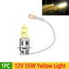 1pc H3 Halogen Lamp White 100W/55W 24V/12V Halogen Headlight Xenon Bright Quartz Bulb Glass Car Fog Light Replacement Bulb
