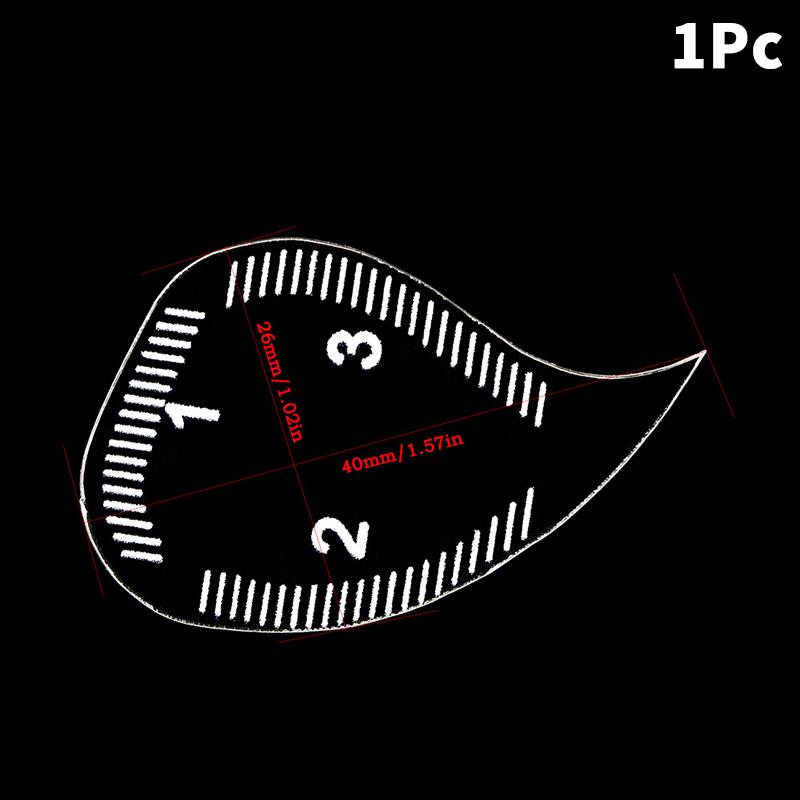 Pravítko pro mapování obočí Tvarovací pravítko na obočí Rychlé kreslení za 1 minutu Designové obočí Snadný nástroj Microblading Permanentní make-up Šablony