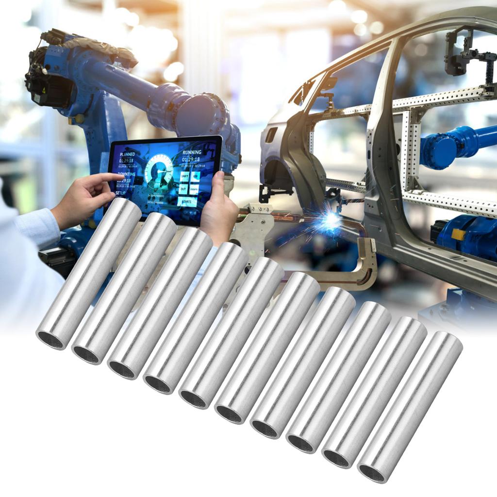 10 Stück Aluminiumrohr Rundes Gerades Rohr Roboter-Stützwerkzeuge Ø 10mm 6100-0810-0050