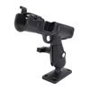 Boat Fishing Rod Holder with Mounting Base Adjustable Rotatable Fishing Pole Holder for Boat Canoe Kayak Black