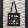 Tote Bag Cartoons Anime Bags Shopping Bag Canvas Shopper Bag Reusable Tote Bag Handbags Shoulder Bags Collapsiblet Custom Bag