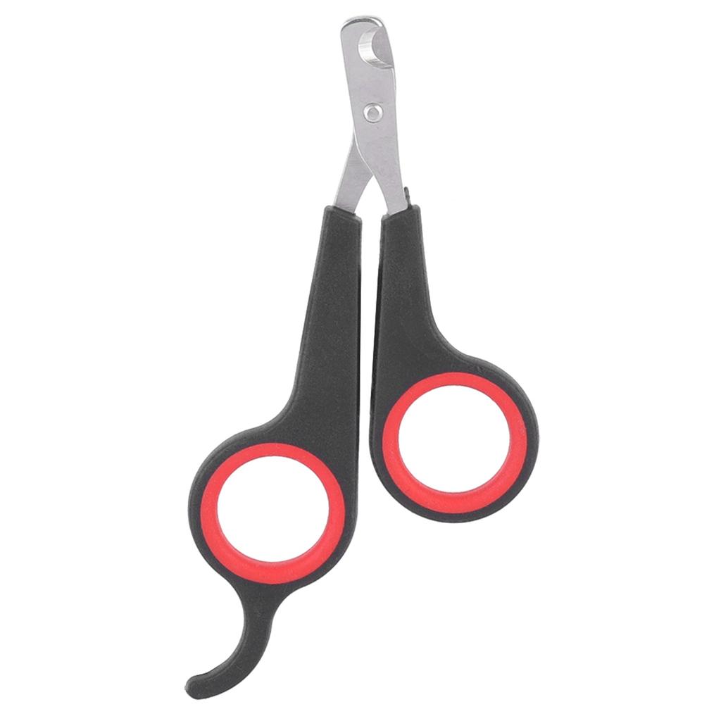 Parrot Nail Scissors Bird Nail Clipper Pet Bird Parrot Small Animals Accessory Grooming Tool Nail Scissors Clipper Black and Red