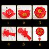 Celebration Chinese Fu letter Pendant Red Lantern Ornament New Year Decoration Festival Lantern