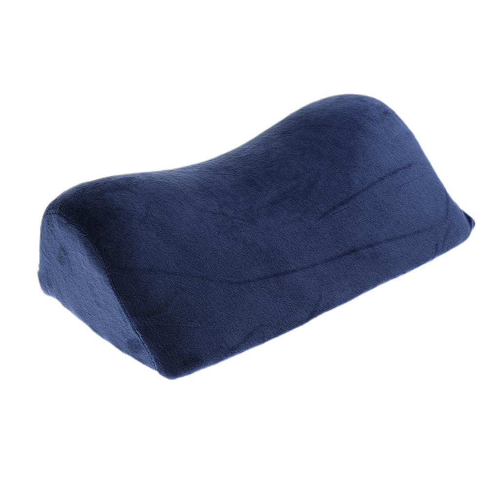 

Portable Memory Foam Headrest Wedge Cervical Neck Support Orthopedic Pillow for Home or Travel темно-синього кольору