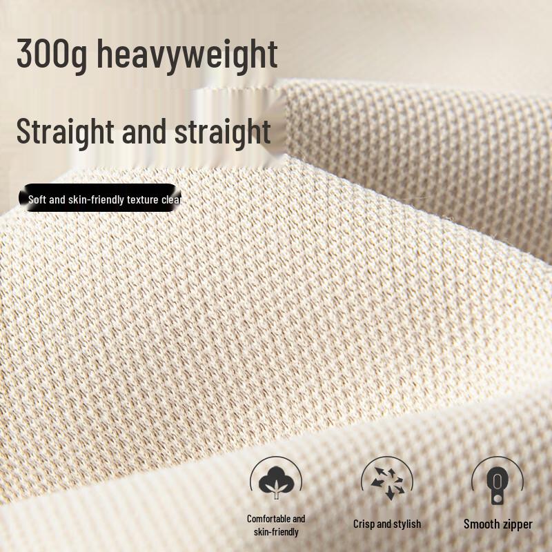 GENIOLAMODE Męska bluza z kapturem zapinana na zamek o gramaturze 300G