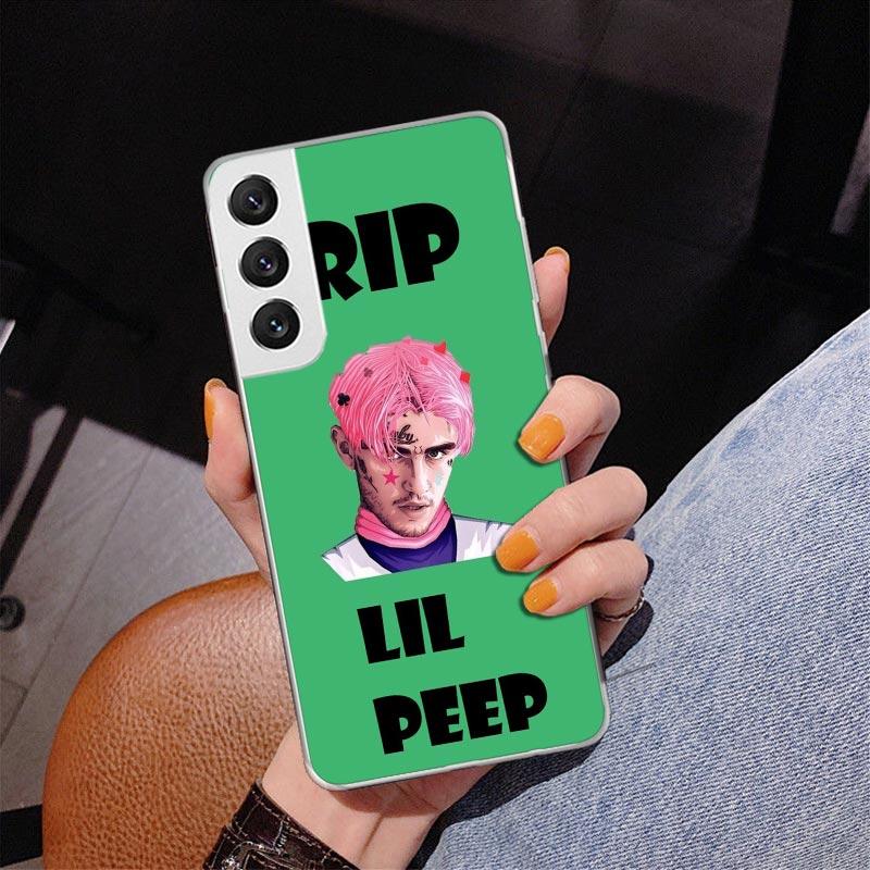 Lil Peep Singer Phnoe Case for Samsung Galaxy S26 S25 Edge S23 S24 Ultra S22 Plus S21 S20 FE Unique Cover Soft Coque Galaxy S25