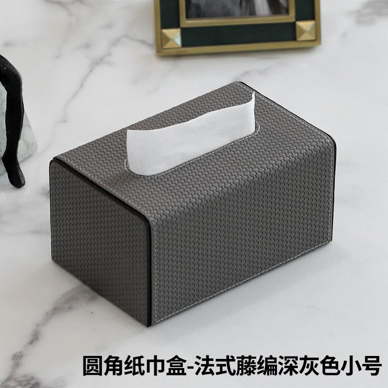 Boîte à mouchoirs de luxe de style européen, porte-mouchoirs en cuir de haute qualité, décoration pour salon, salle de bain, hôtel