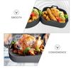 20cm Silicone Air Fryer Liners Reusable Non-Stick Basket Fryer Liners Replacement of Parchment Liner Paper Air Fryer Basket