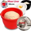 For Kitchen Aid Tilt-Head 5 Qt Mixer Silicone Liners with Lid Mixer Bowls Reusable Mixer Attachment Kitchen Baking Accessories