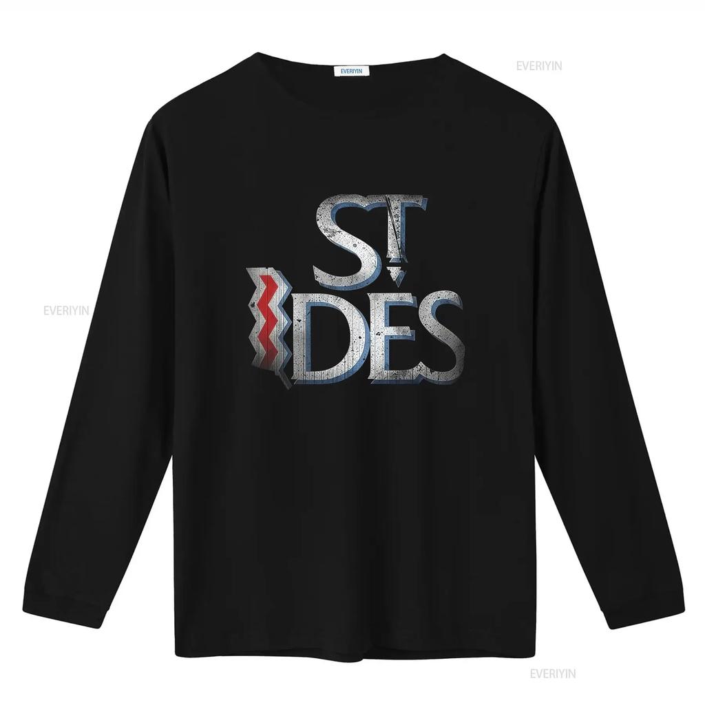 St Ides Malt Liquor T Shirt for Men Stylish Black Design with Bold Typography vintage Washed Top For Everyday Wear graphic