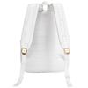 New Jordan PU Leather Patchwork Backpack Regular Unisex White Gold DO9259-100