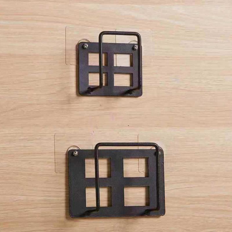 Wall Mounted Router Holder Wifi Storage Bracket Easy To Install Non Drilling Power Socket Rack Bookshelf