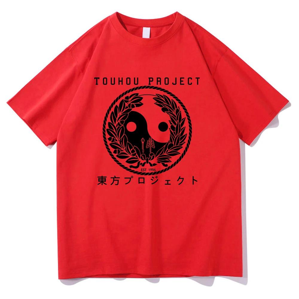 Anime TouHou Project Welcome Hell Tshirt 2025 women Clothing Harajuku Clothes Summer Tops Unisex Graphic T Shirts