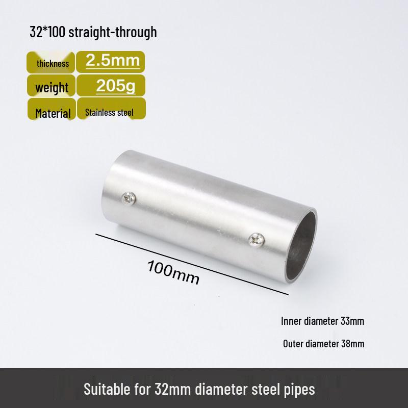 Stainless Steel Right Angle Elbow Union Tee Four-Way Pipe Fitting Combo