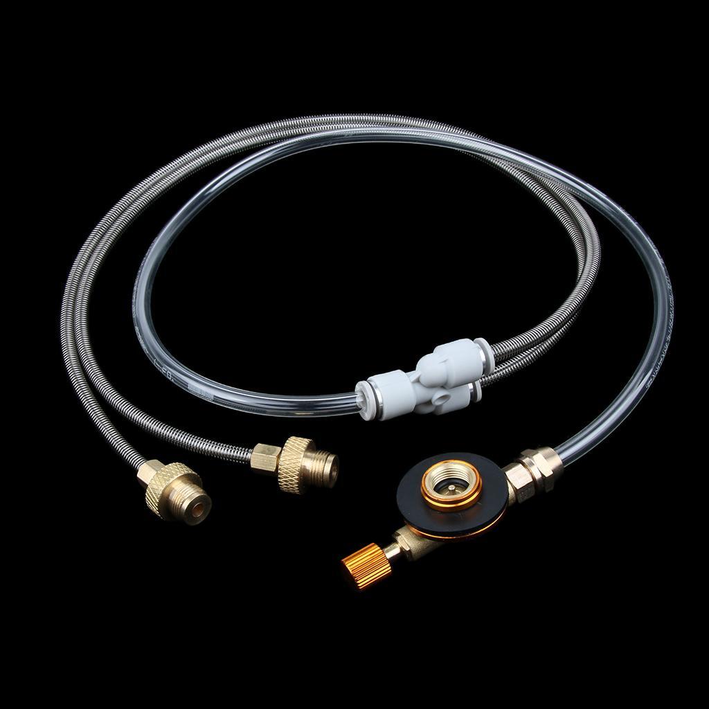Tank Adapter Regulator Hose Stove Pipe for Flat Propane Stage Camping 2