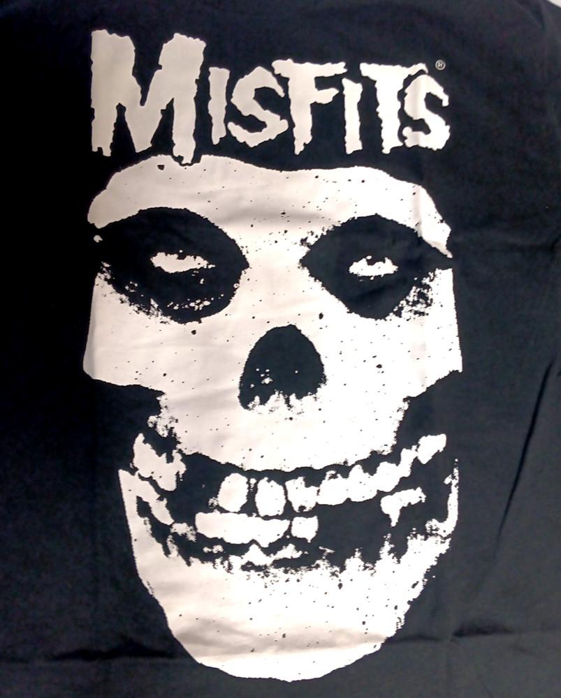 Large Misfits Skull Rock Band 70’s SS Black T Shirt FREE SHIPPING Unisex T-Shirt