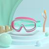 Kids Swimming Goggles Waterproof Adjustable Silicone Child Swim Glass Anti-fog UV Protection Big Frame Eyewear with Case