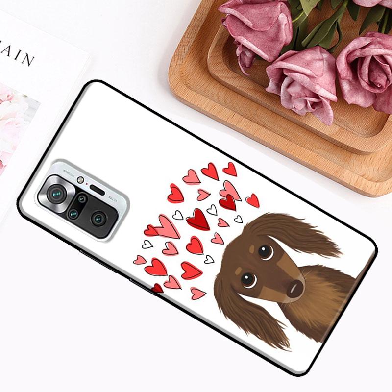 Dachshund Teckel Dackel Dog Phone Case For Xiaomi Redmi Note 11 Pro Redmi Note 10 Pro 9 8 Note 10S 9S 9A 9C 9T Cover