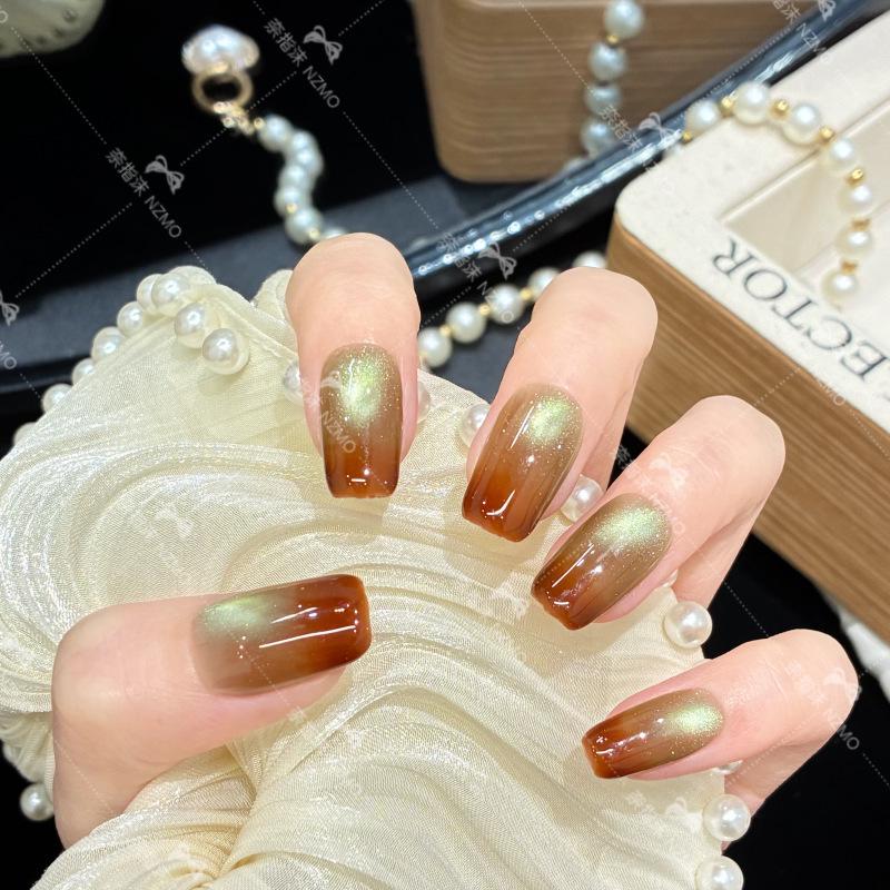 

Y13 Gradient Cat Eye Versatile Daily Nail Art Set S【Standard Size / Fits Most】