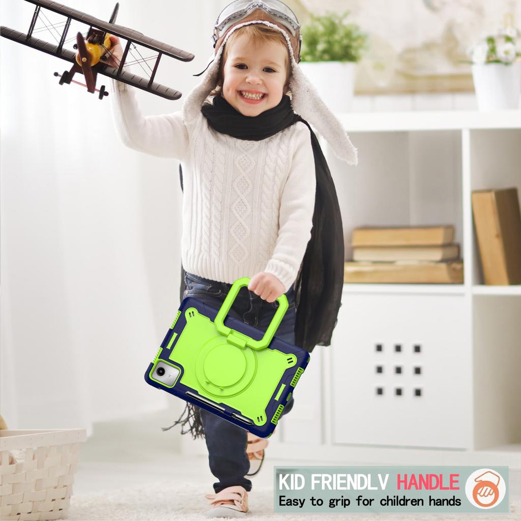 Rotating Stand Case for Lenovo Idea Tab K11 Gen2 Xiaoxin Pad 11 2025 2024 M11 TB336FU 336ZU 335FC 331FC 330XU Handle Grip Cover