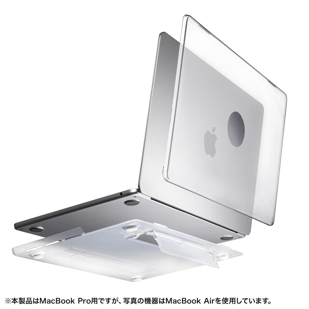 SANWA SUPPLY MacBook Pro Hartschale (mit Stand) IN-CMACP1401CL