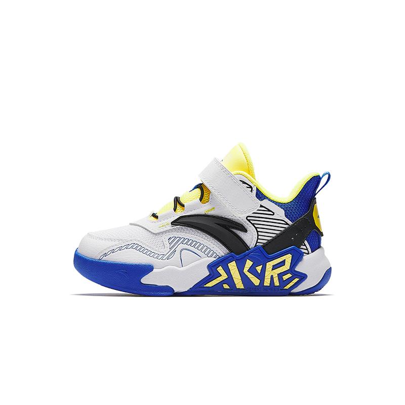 Anta Kids Cement Krypton Synthetic Leather Fabric Trendy Comfortable Versatile Non-Slip Wear-Resistant Low-Top Kids Basketball Shoes A12519932