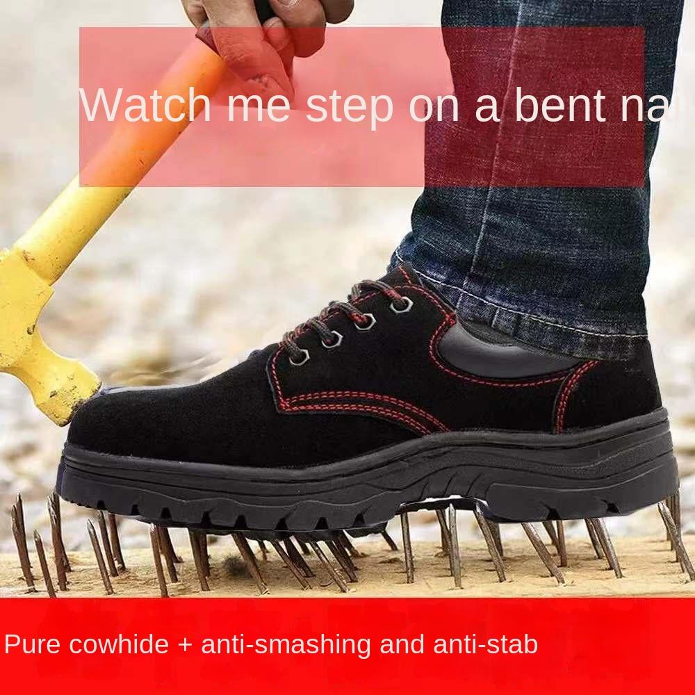 

Обувь для страхования труда Мужская стальная обувь Baotou с защитой от ударов и проколов для защиты строительной площадки от электросварки 46