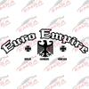 Text Euro Empire for Car Sticker Windshield Banner Rear Window Decoration External Accessories Waterproof Pvc Vinyl Decals