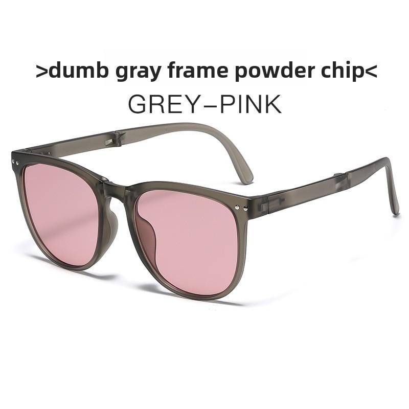 2023 Fashion Foldable Square Frame Sunglasses With Uv Protection For Travel And Parties