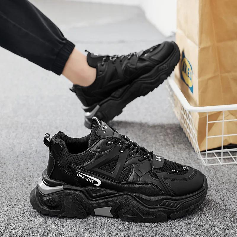 Trendy Luxury Brand Couple Mens Casual Shoes For Men Chunky Designer Sport Sneakers Dad Outdoor Jogging Running Male Shoes