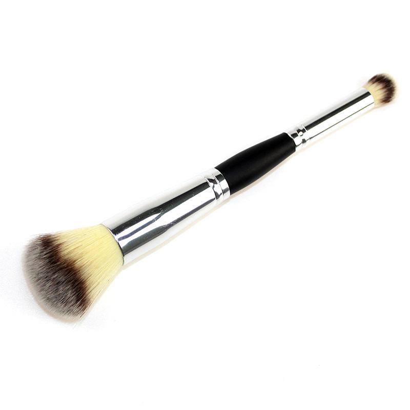 Eyelash Eyebrow Makeup Brush Bamboo Handle Double Head Brush Pro Eye Lash Eye Brow Brush Cosmetic Makeup Beauty Tools regular size