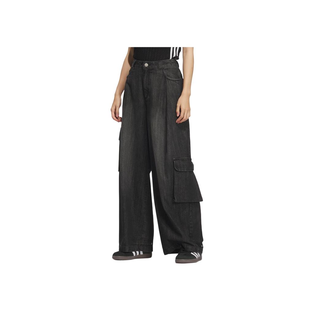 Adidas Originals SS25 Soft Denim Cargo Joggers Women Joggers KC5825