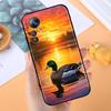 Cartoon Anime Duck Pattern For Xiaomi Mi 15 14 13 13T 12 12T 12S 11 11i 11T Pro Ultra Lite 5G Black Soft Phone Case