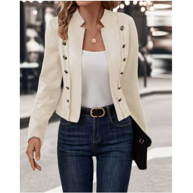 Giacca Corta da Donna in Pelle Scamosciata in Vari Colori